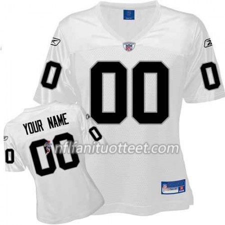 Nainen Oakland Raiders NFL Pelipaita Custom Valkoinen 